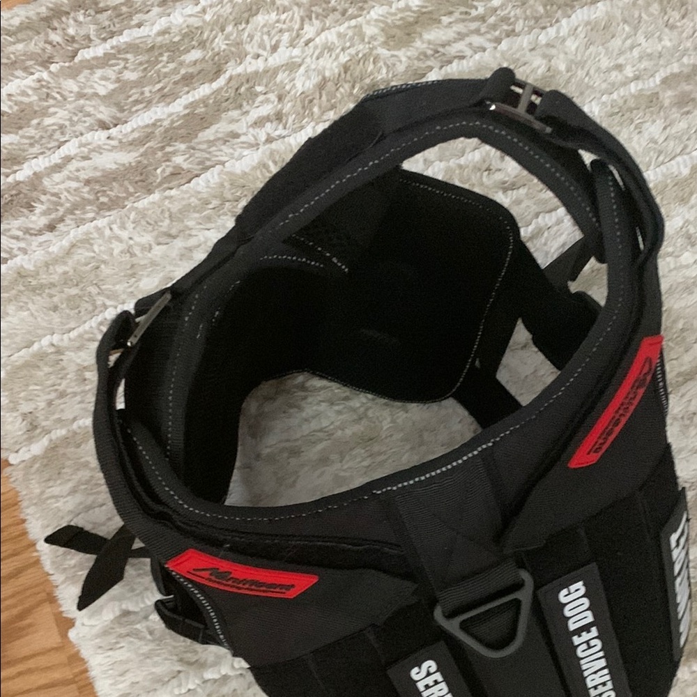 Black Service Dog Harness - Picture 13 of 16